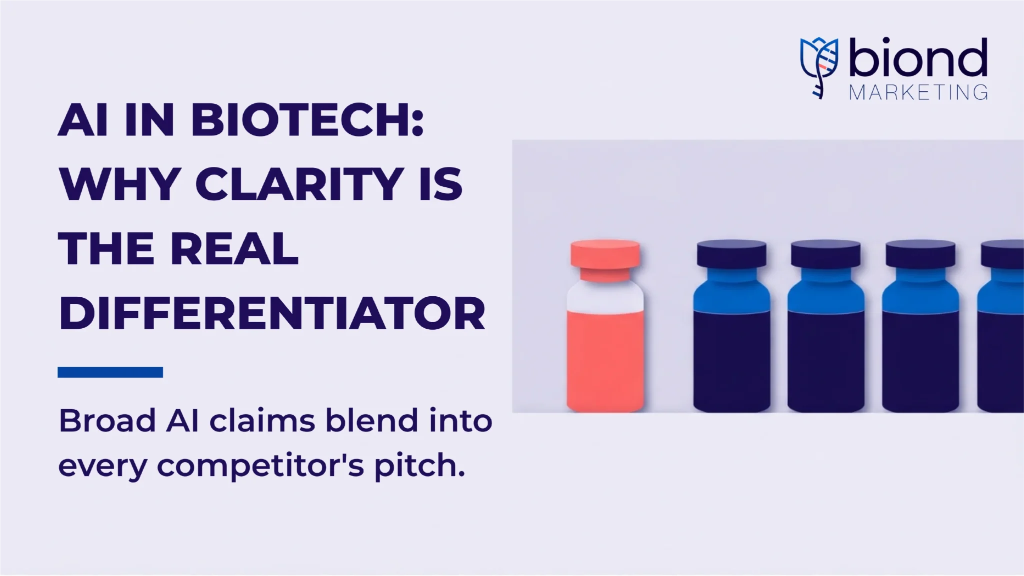 In a crowded AI biotech market, what actually makes a company stand out?