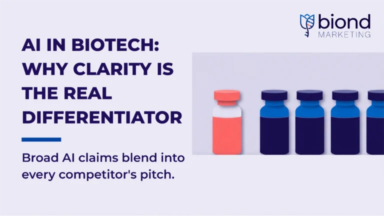 AI in Biotech: Why Clarity Is the Real Differentiator.