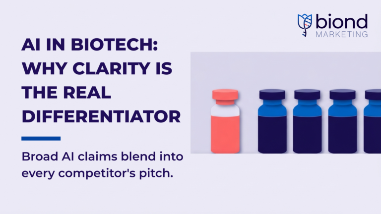 AI in Biotech: Why Clarity Is the Real Differentiator.