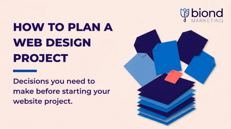 How to Plan a Biotech Web Design Project Before You Build