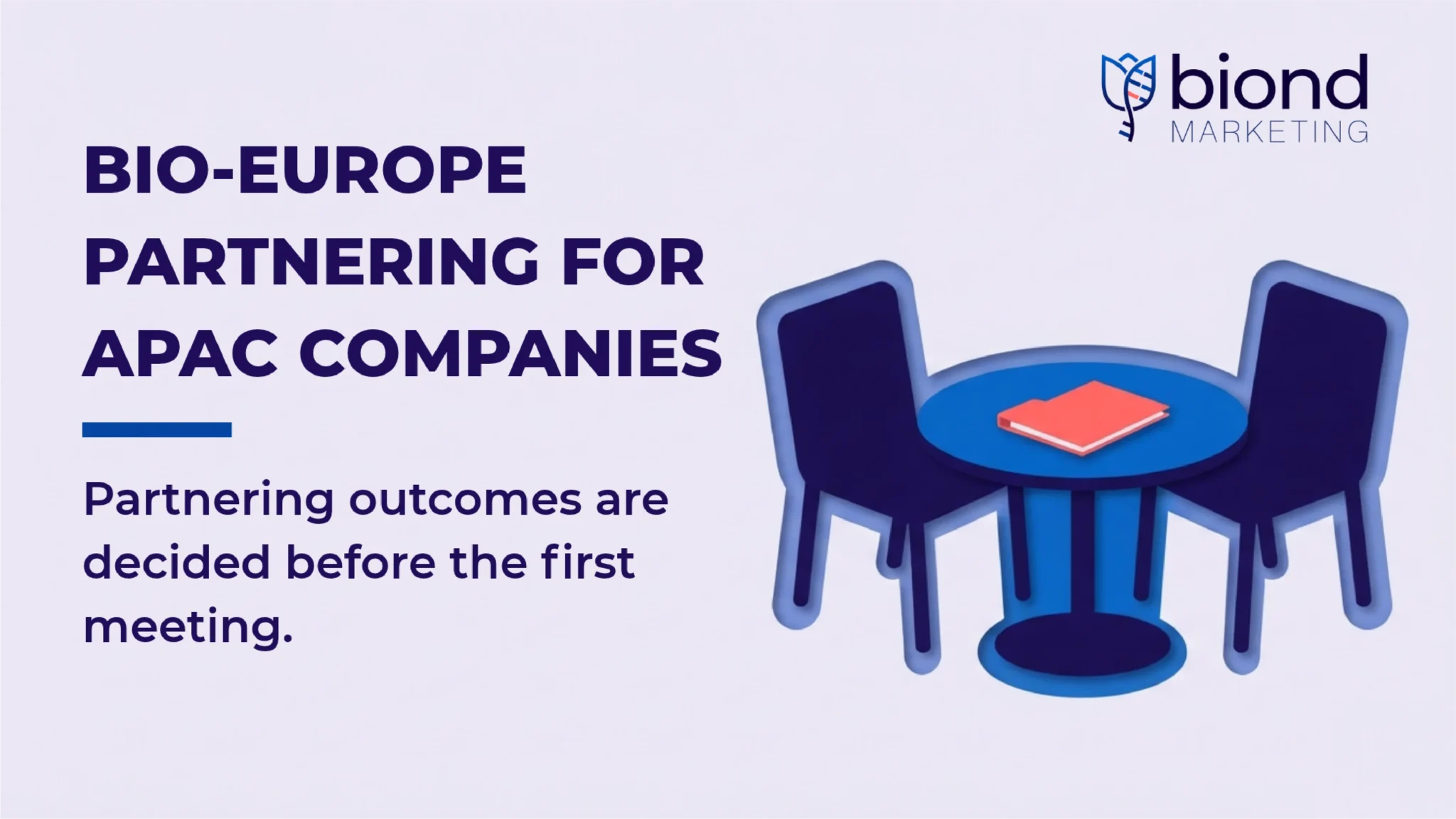 BIO-Europe Partnering: How APAC Life Science Companies Prepare to Meet European Partners