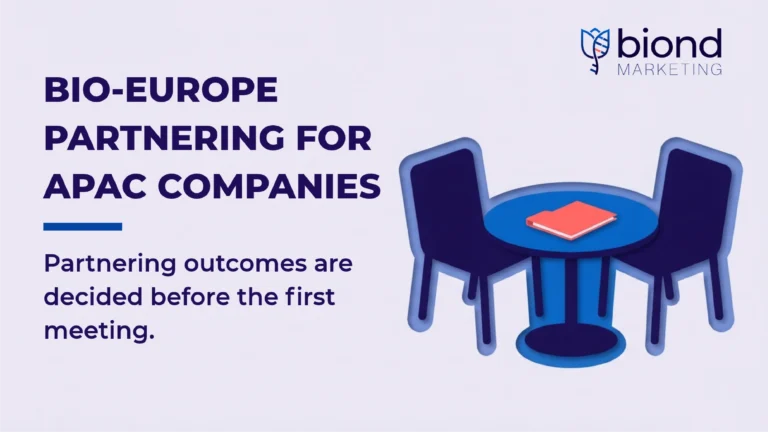 BIO-Europe Partnering: How APAC Life Science Companies Prepare to Meet European Partners
